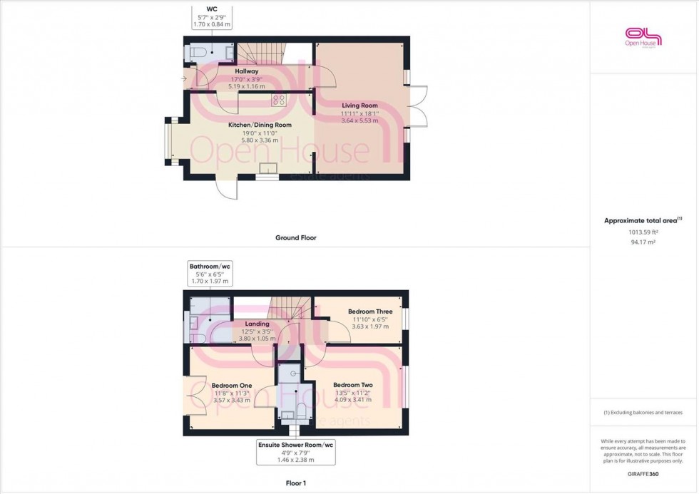 Floorplan for South Coast Road, Peacehaven