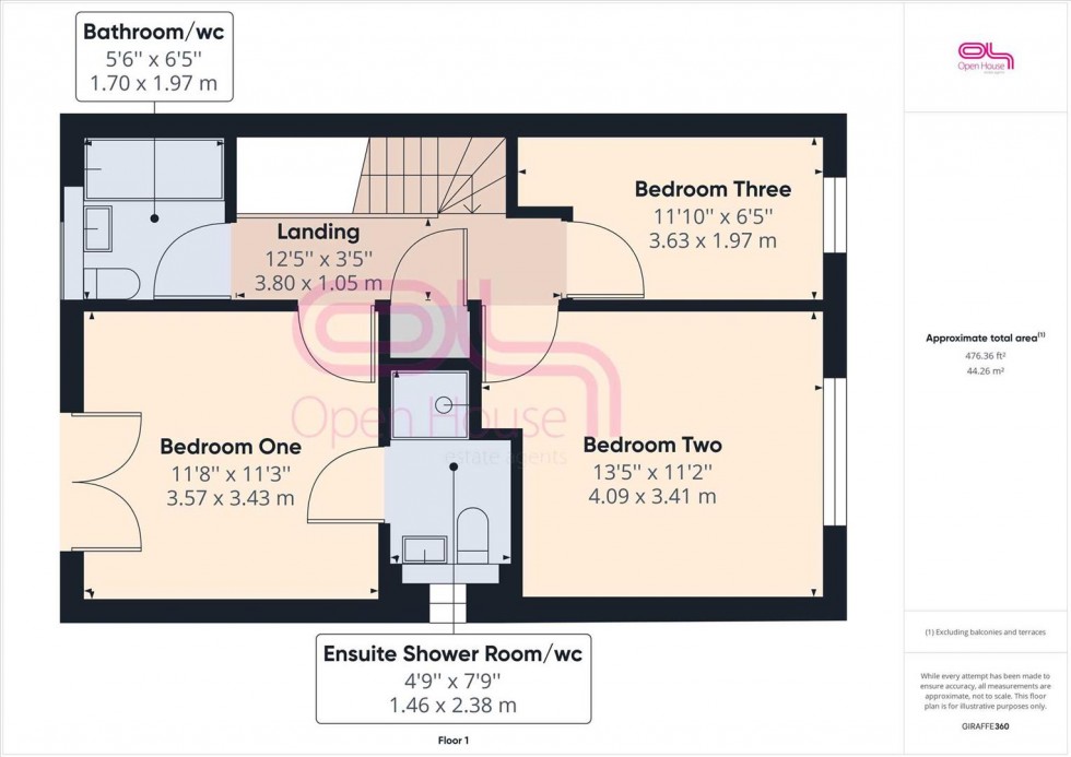 Floorplan for South Coast Road, Peacehaven