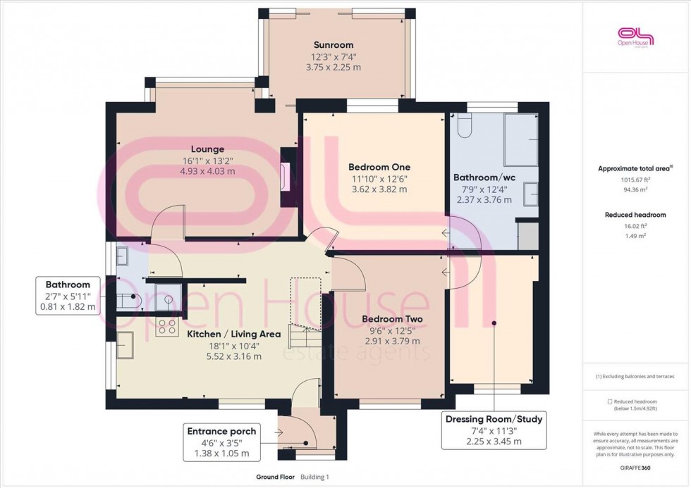 Floorplan for Cissbury Avenue, Peacehaven