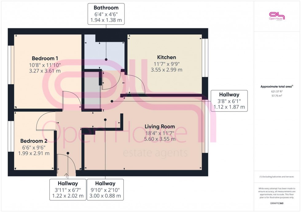 Floorplan for Balcombe Road, Peacehaven