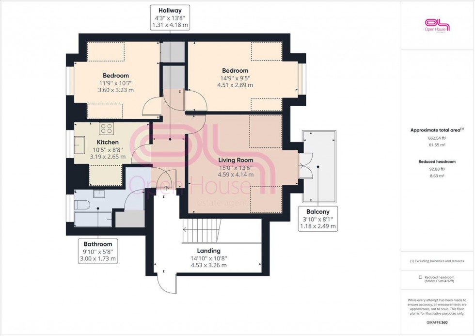Floorplan for Central House,Central Avenue,Telscombe Cliffs