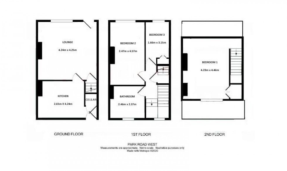 Floorplan for Park Road West, Huddersfield