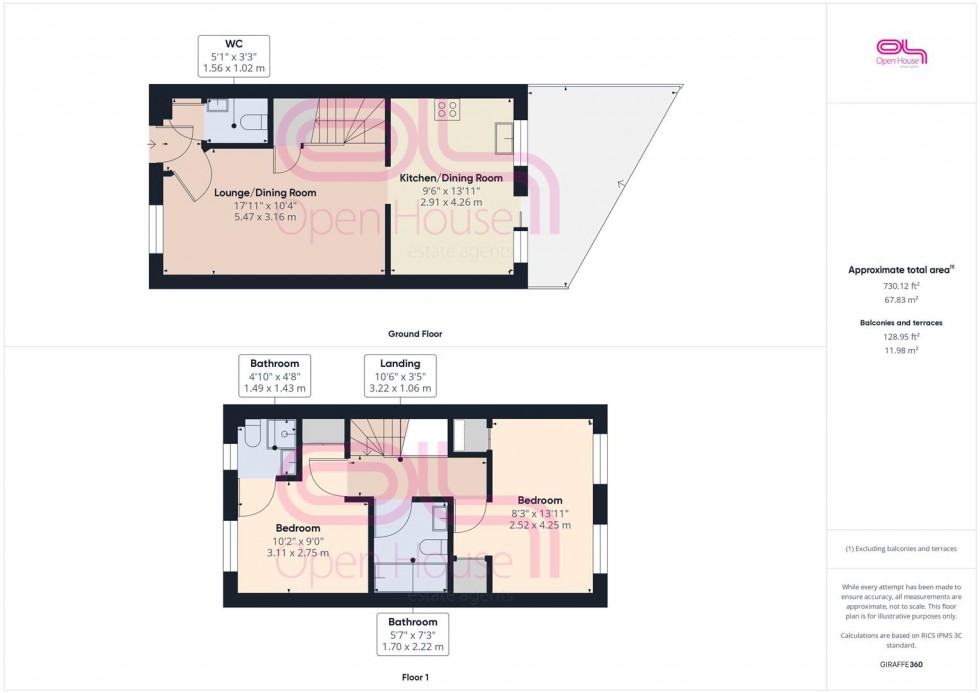 Floorplan for Westview Close, Peacehaven