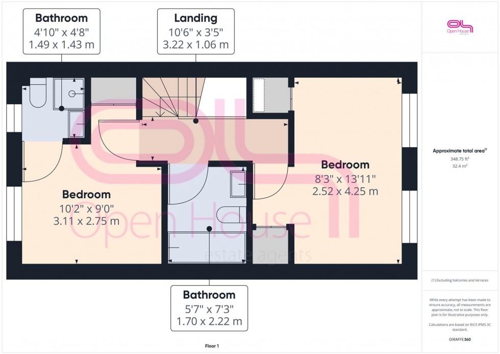 Floorplan for Westview Close, Peacehaven