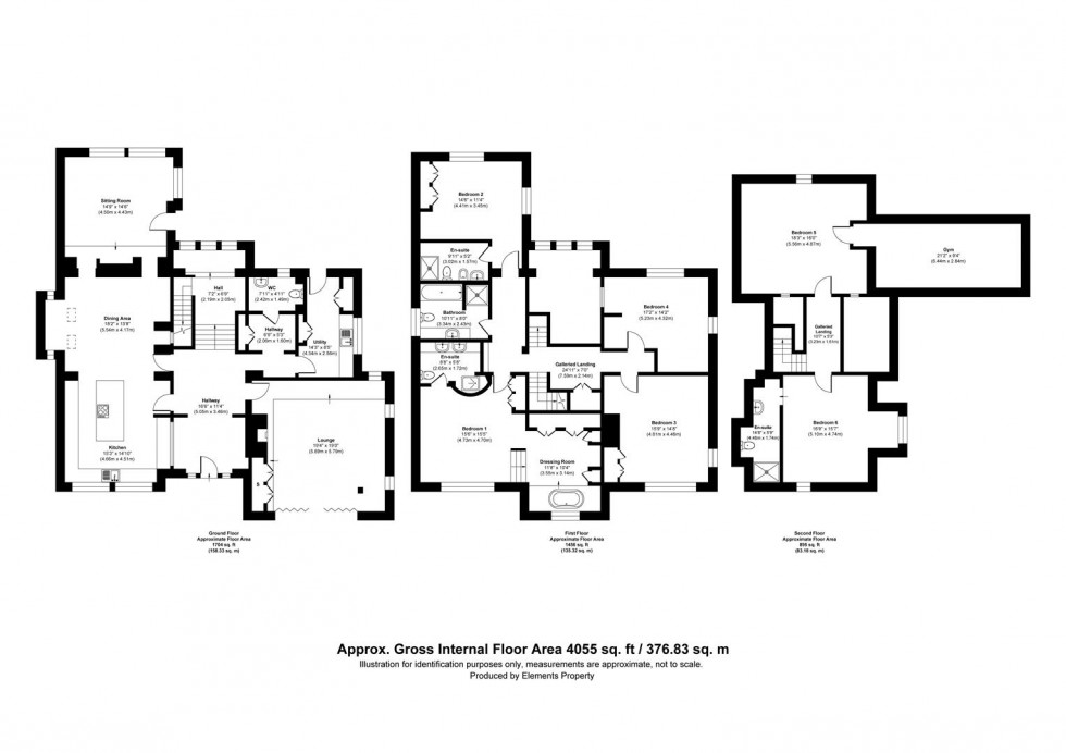 Floorplan for Delamere Gardens, Fixby, Huddersfield, HD2