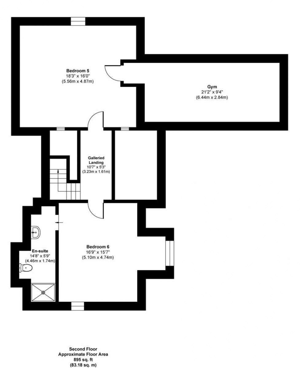 Floorplan for Delamere Gardens, Fixby, Huddersfield, HD2