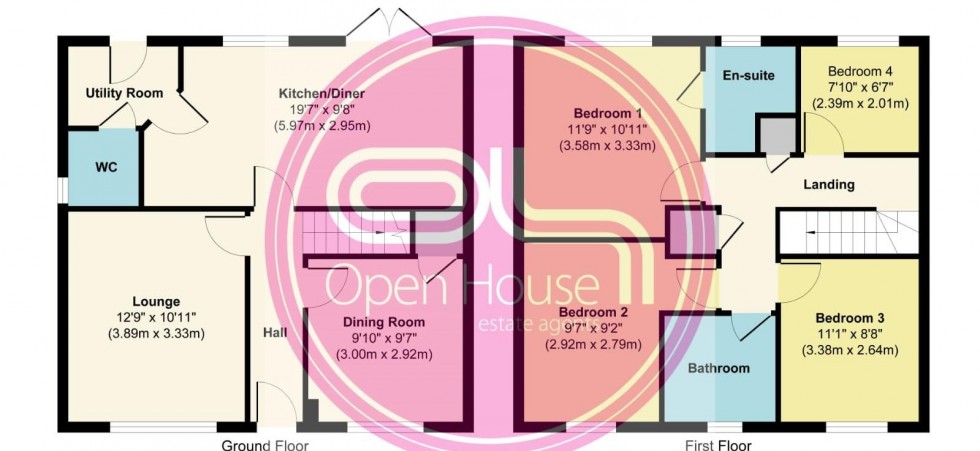 Floorplan for Beveridge Road, Anslow