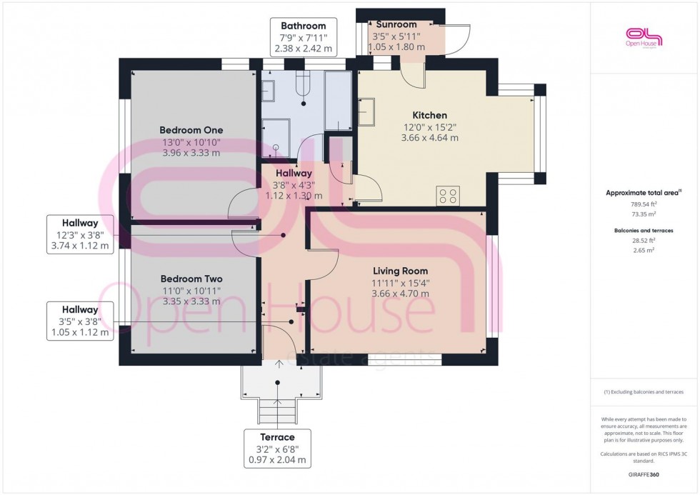 Floorplan for Denton Rise, Newhaven