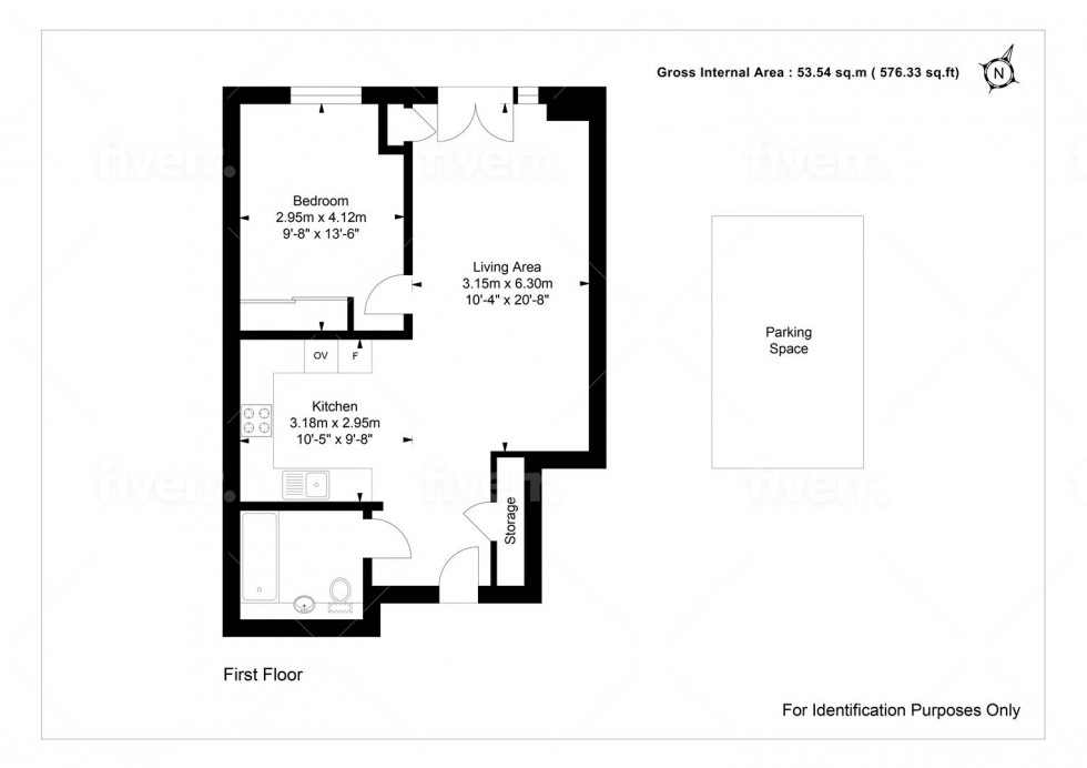 Floorplan for Rosalind Drive, Maidstone