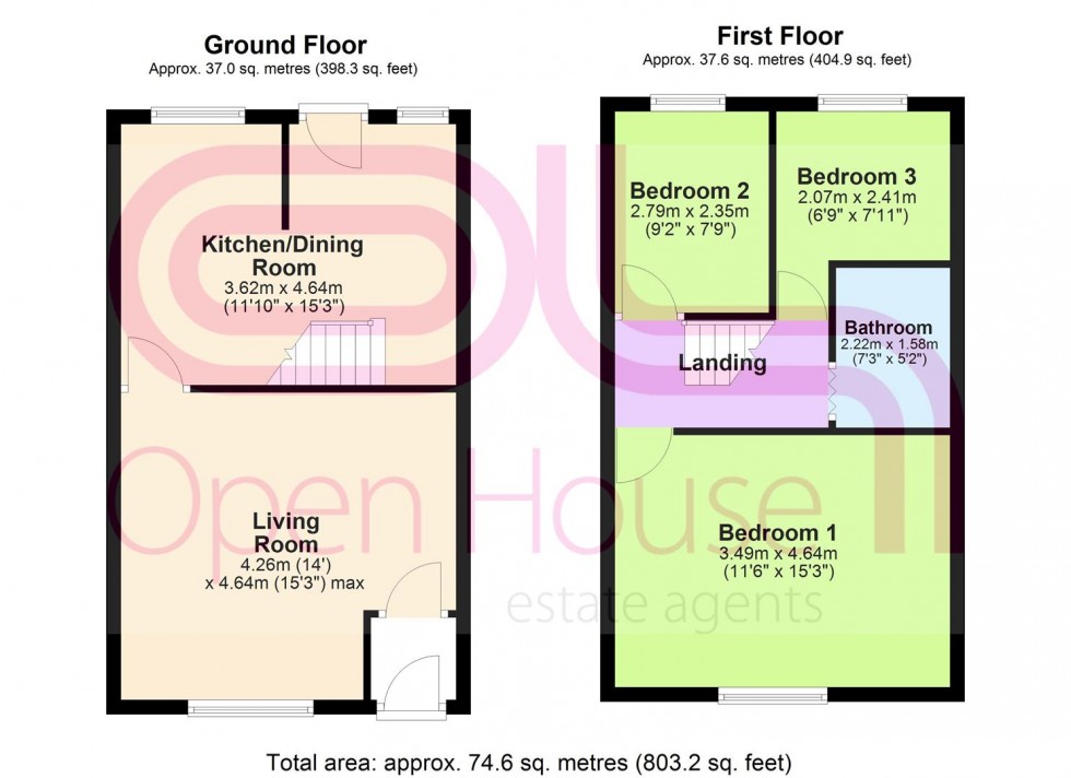 Floorplan for Melbourne Road, Bolton