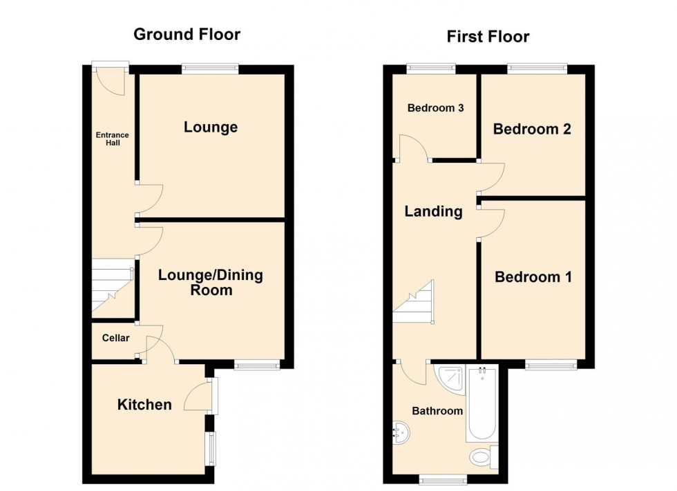 Floorplan for Lichfield Road, Stafford