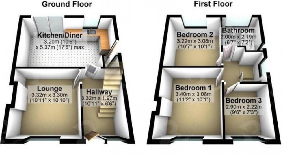 Floorplan for Dovedale Avenue, Long Eaton