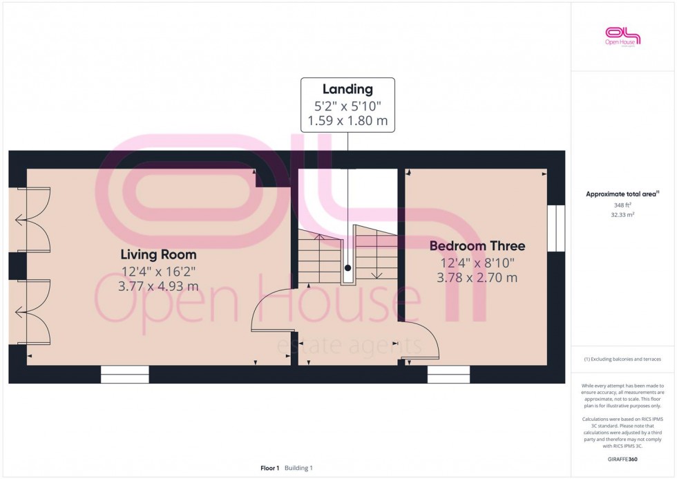 Floorplan for Montreal Close, Peacehaven