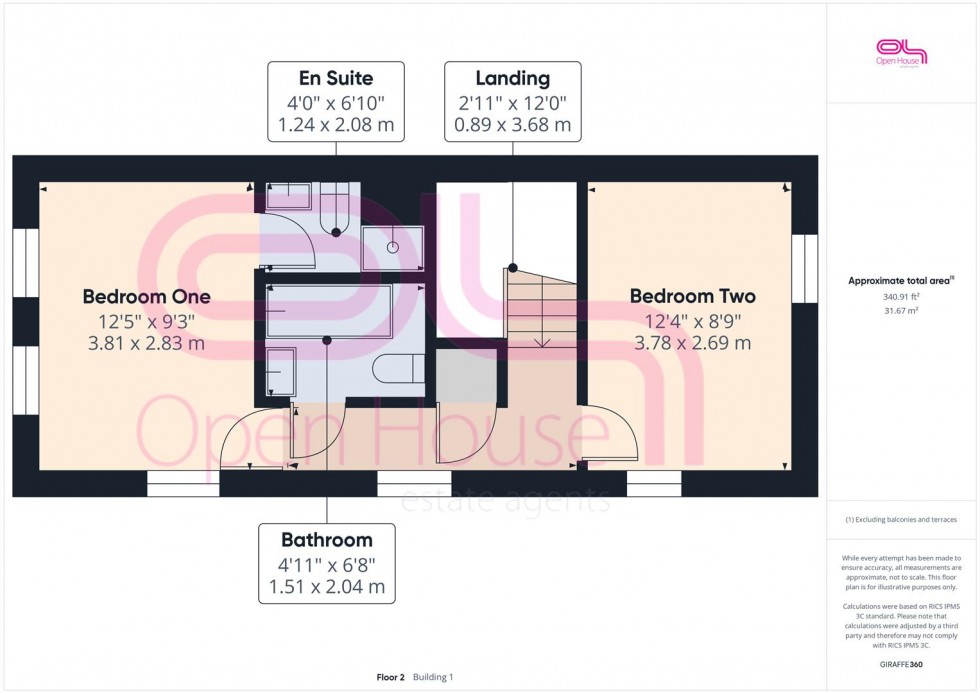 Floorplan for Montreal Close, Peacehaven