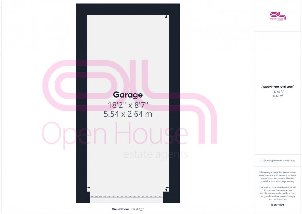 Floorplan for Montreal Close, Peacehaven