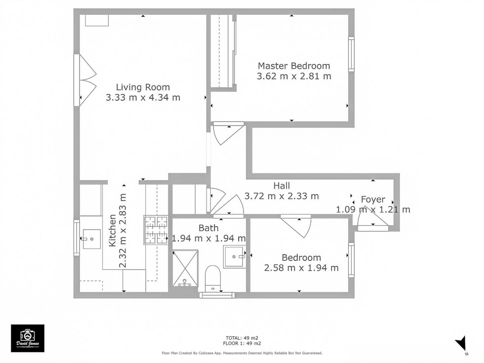 Floorplan for Scotsmill Court,Blackburn, Aberdeen