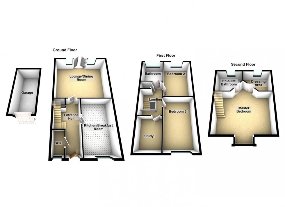 Floorplan for Sergeant Way, Stafford