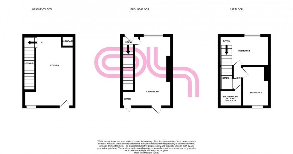 Floorplan for Hebden Road,Haworth