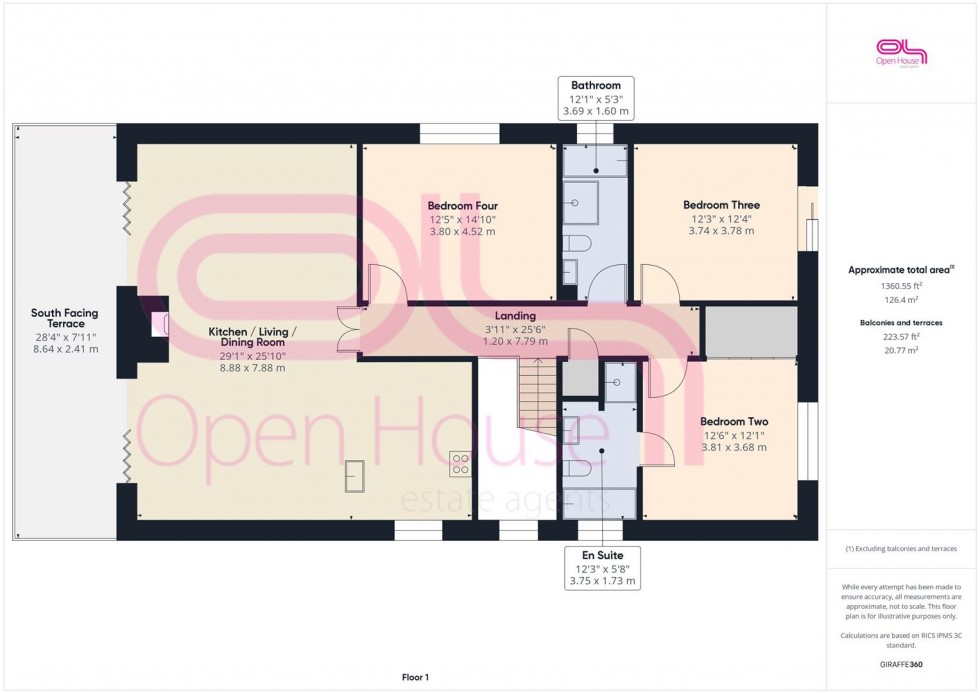 Floorplan for The Compts, Peacehaven