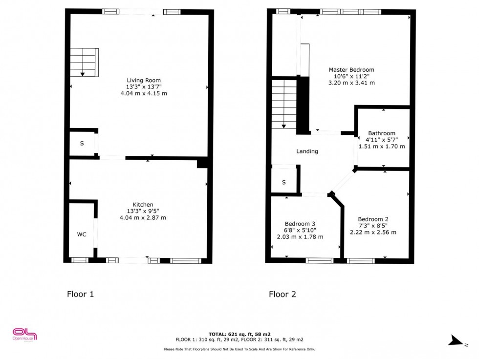 Floorplan for Edinburgh Road, Church Gresley