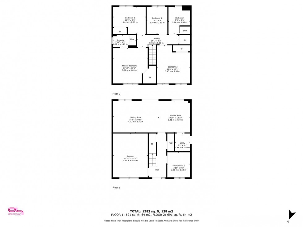 Floorplan for Bath Road, Castle Gresley