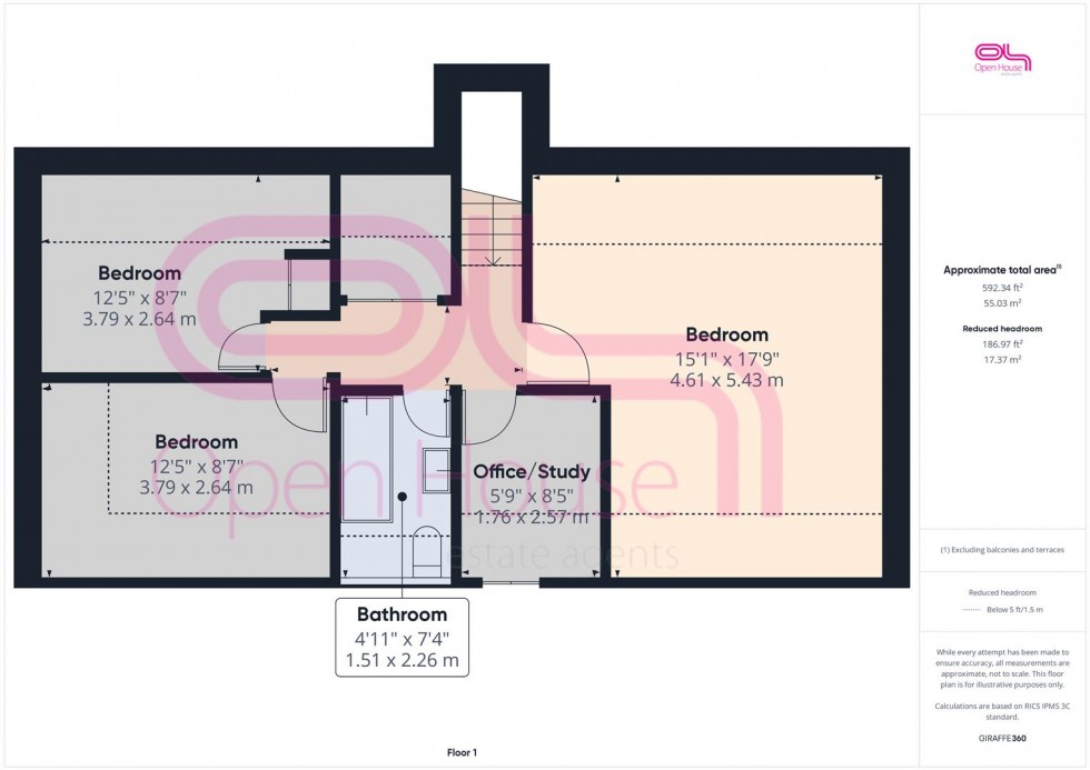 Floorplan for Roderick Avenue Peacehaven