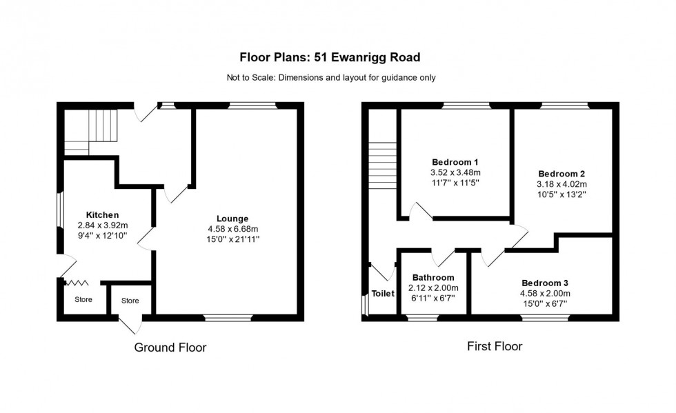Floorplan for Ewanrigg Road, Maryport