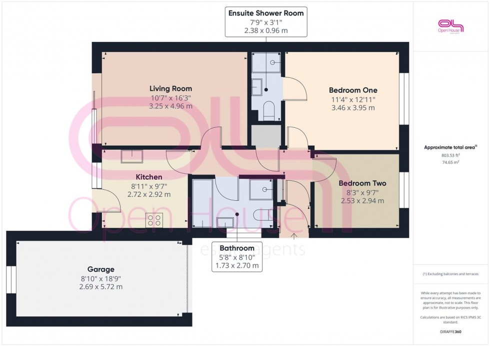 Floorplan for The Sparrows, Peacehaven