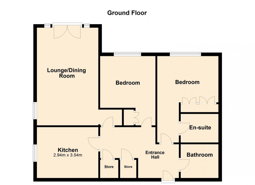 Floorplan for Millstone Court, Stone
