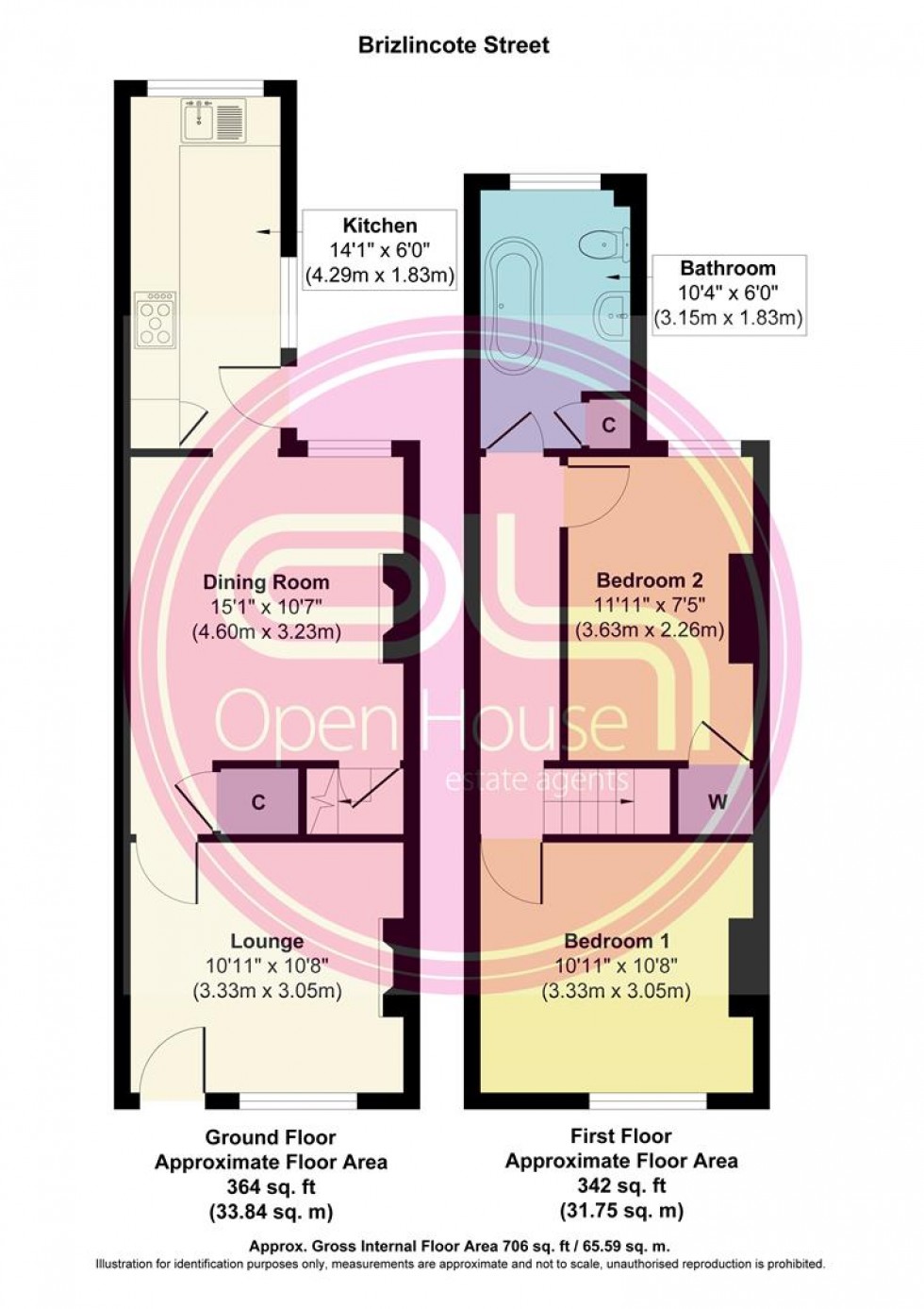 Floorplan for Brizlincote Street, Burton-On-Trent
