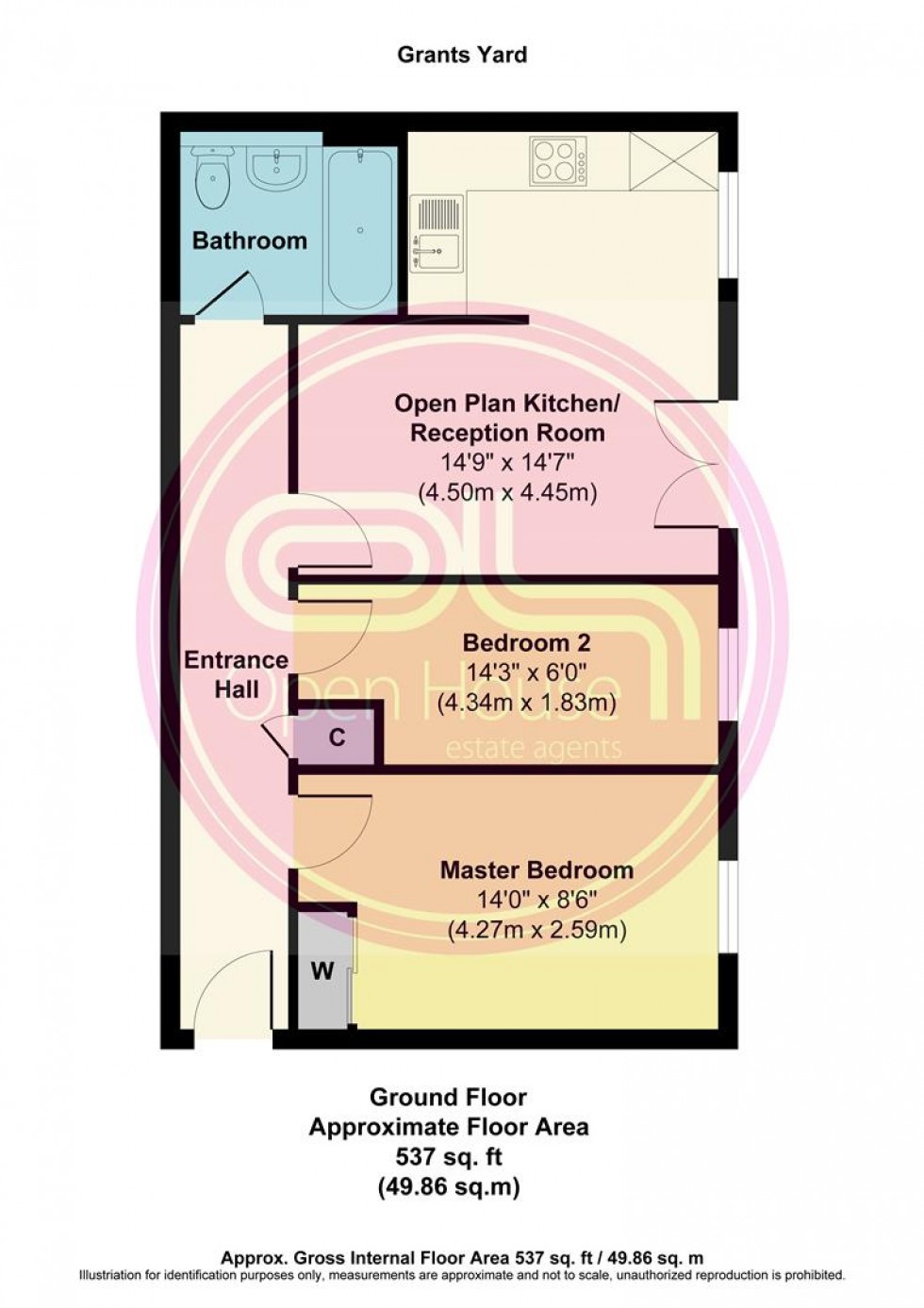 Floorplan for Grants Yard, Burton-On-Trent
