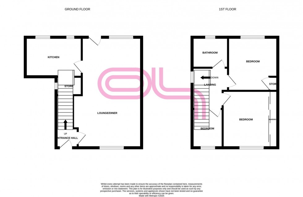 Floorplan for Lynton Drive, Riddlesden