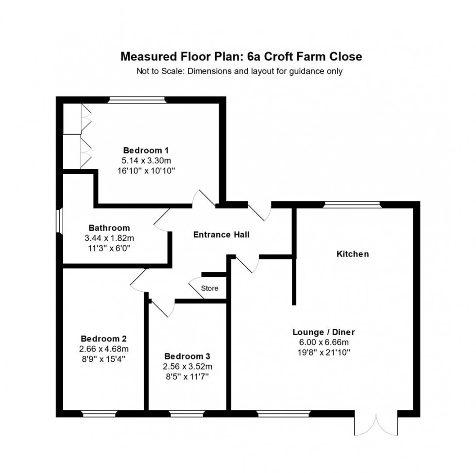 Floorplan for Croft Farm Close, Allonby