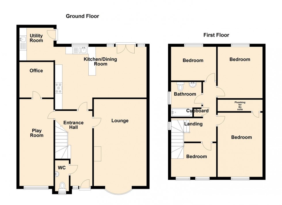 Floorplan for Haywood Heights, Little Haywood