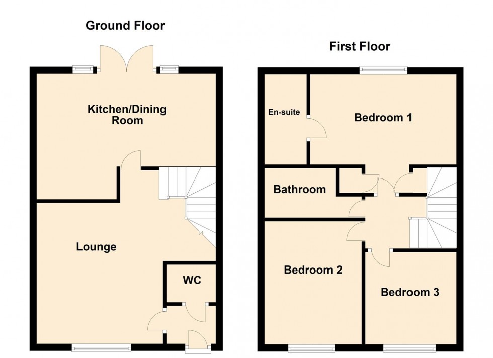 Floorplan for Sergeant Way, Stafford