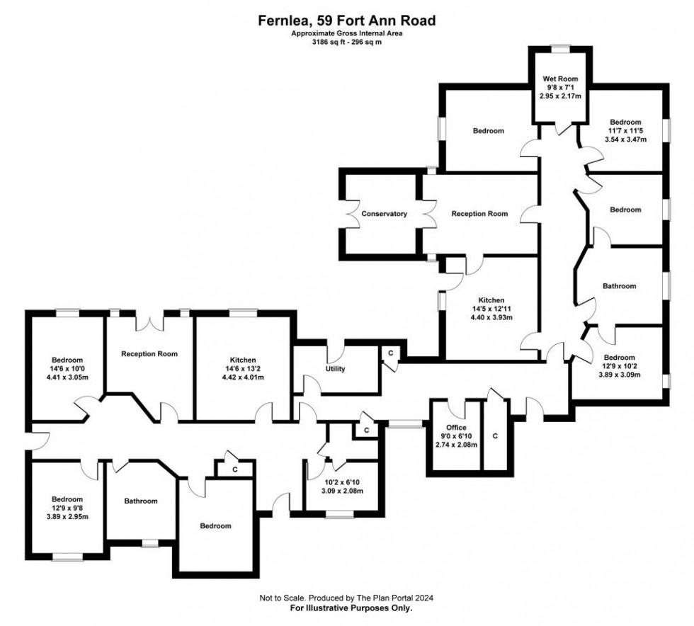Floorplan for Fort Ann Road, Soothill, Batley