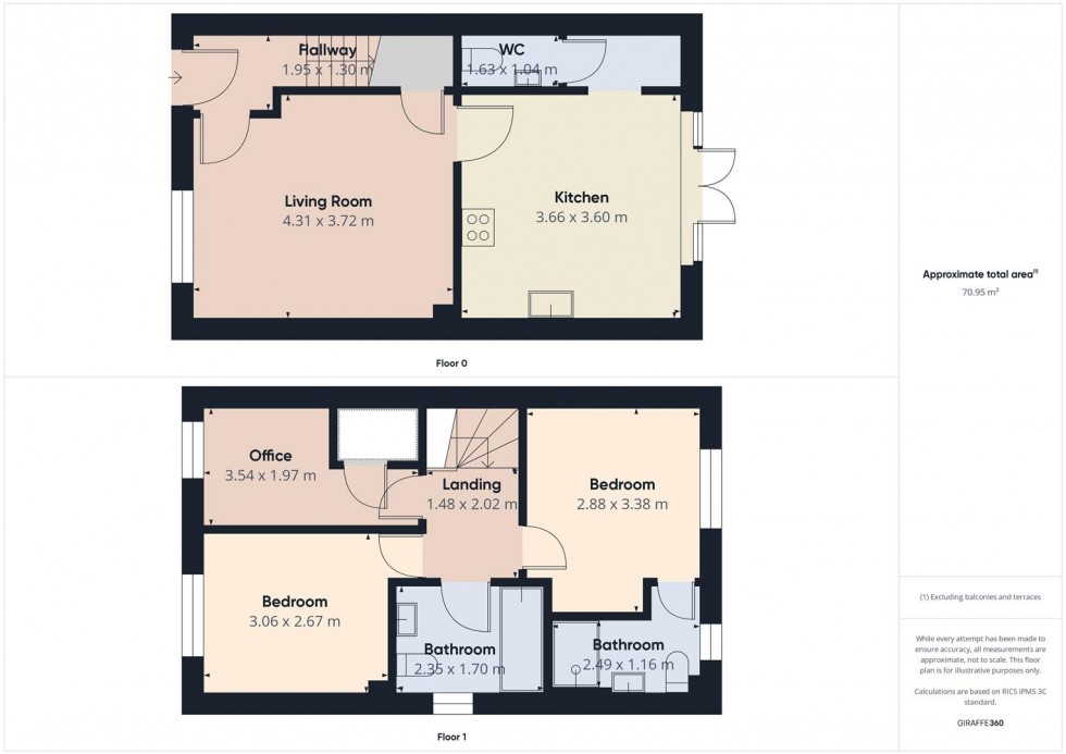 Floorplan for Bluebell Close, Anslow