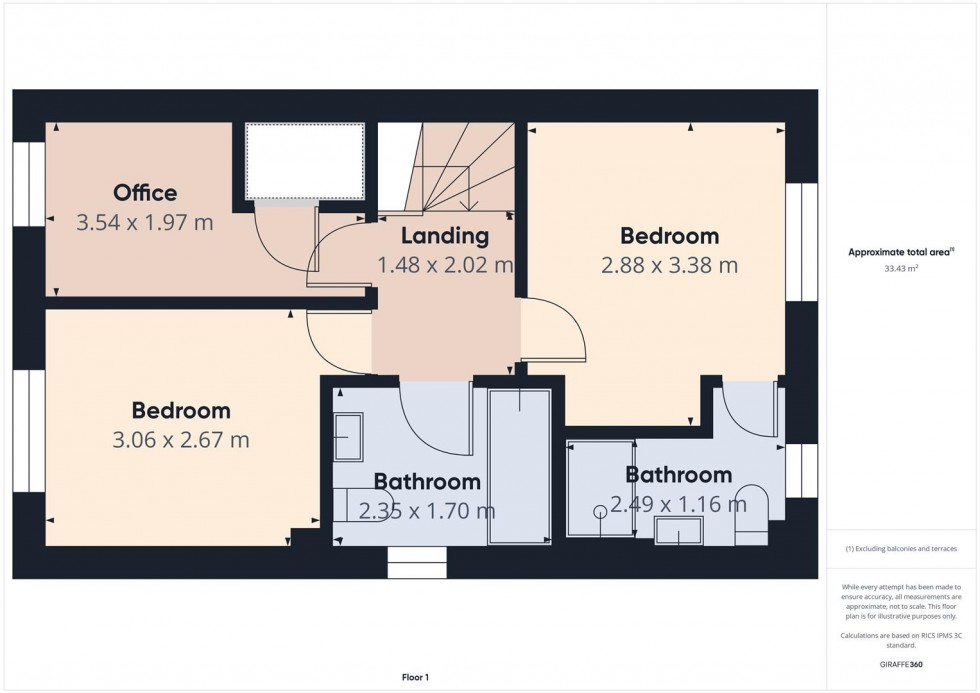Floorplan for Bluebell Close, Anslow
