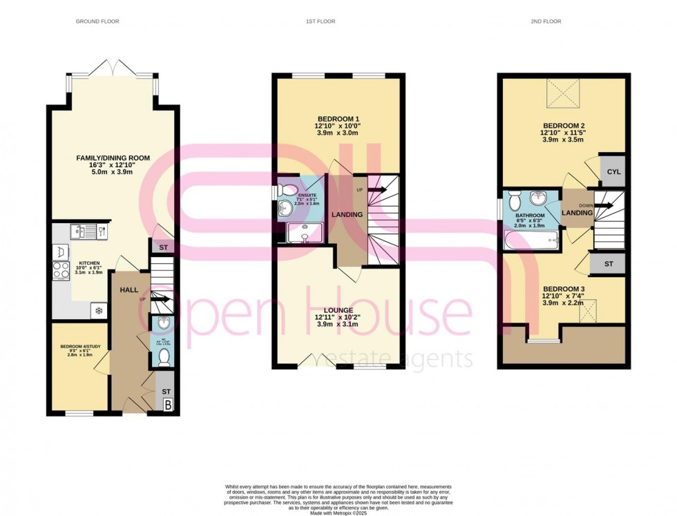 Floorplan for Cherry Banks, Emersons Green