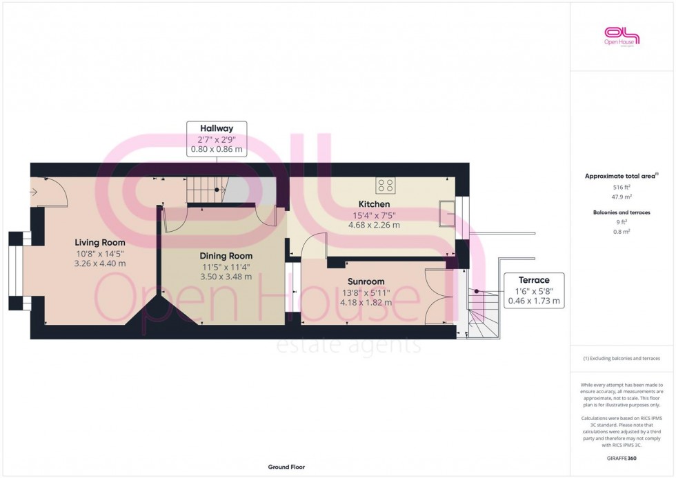 Floorplan for Murray Avenue, Newhaven