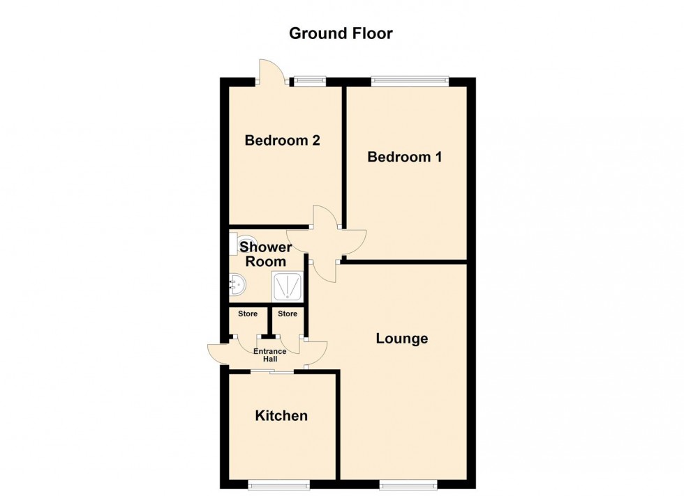 Floorplan for Middlefield, Gnosall