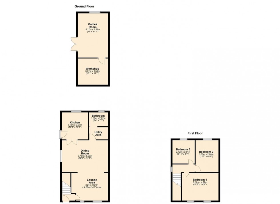 Floorplan for St. Marys Terrace, Station Road, Middleton