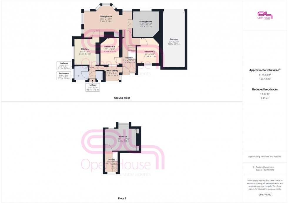 Floorplan for Outlook Avenue, Peacehaven