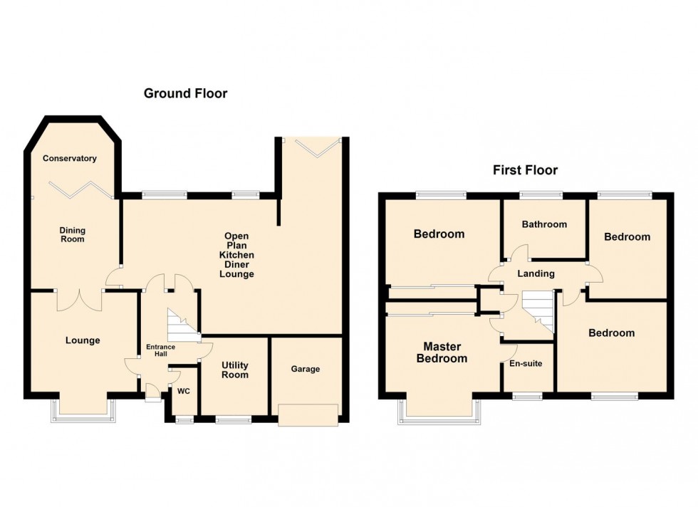 Floorplan for Charterhouse Avenue, Stafford