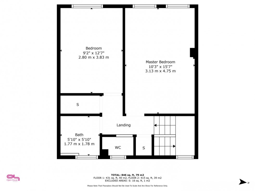 Floorplan for Peregrine Close, Burton-On-Trent