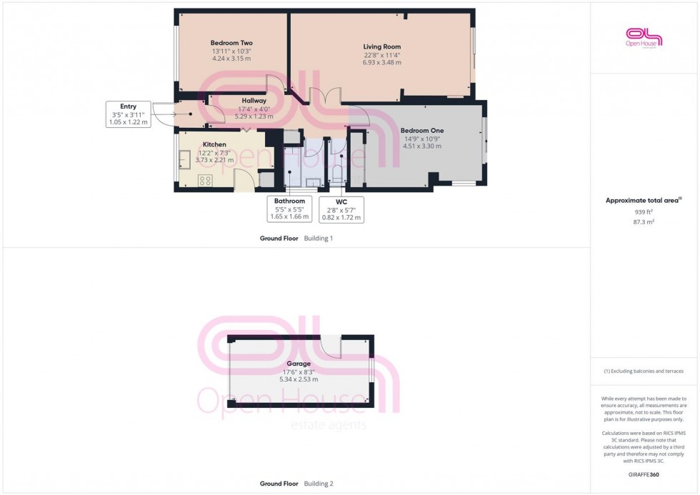 Floorplan for Hoddern Avenue, Peacehaven