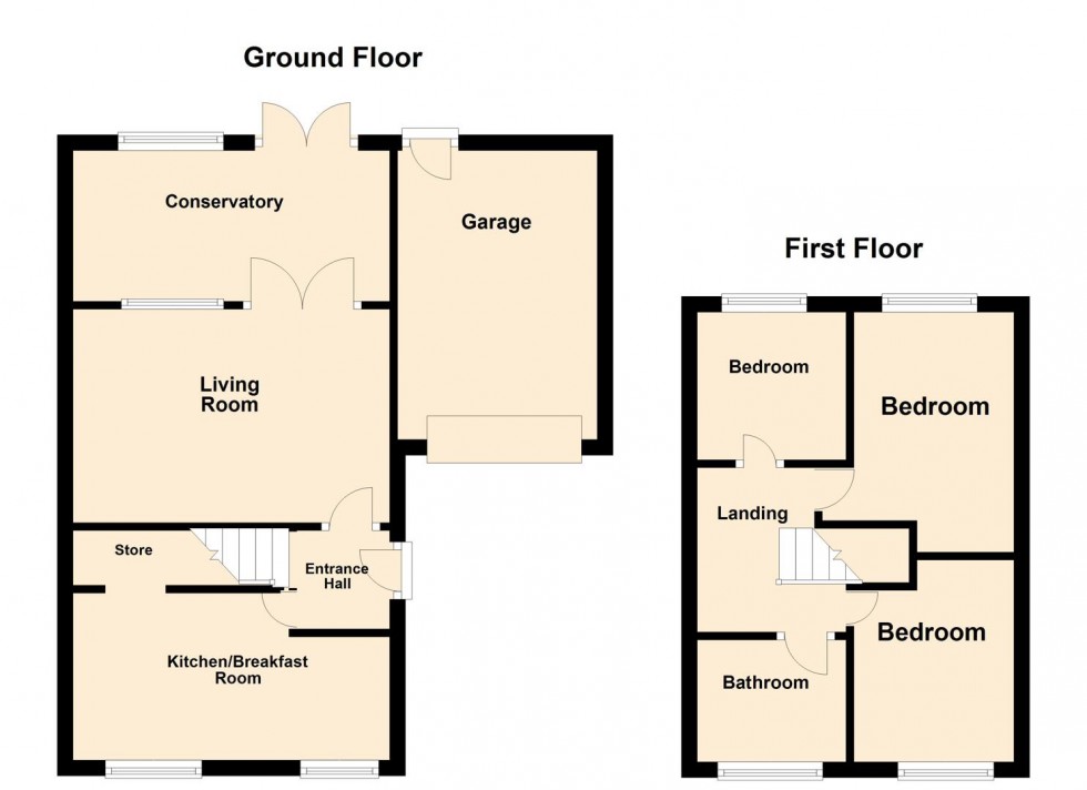 Floorplan for Crab Lane, Cannock