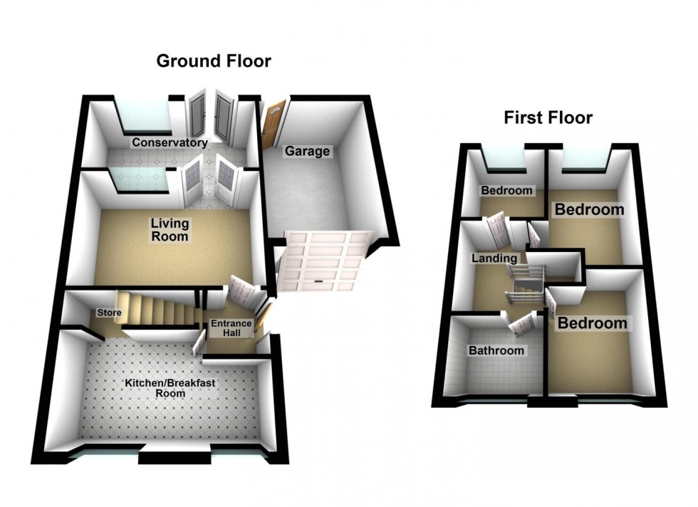 Floorplan for Crab Lane, Cannock