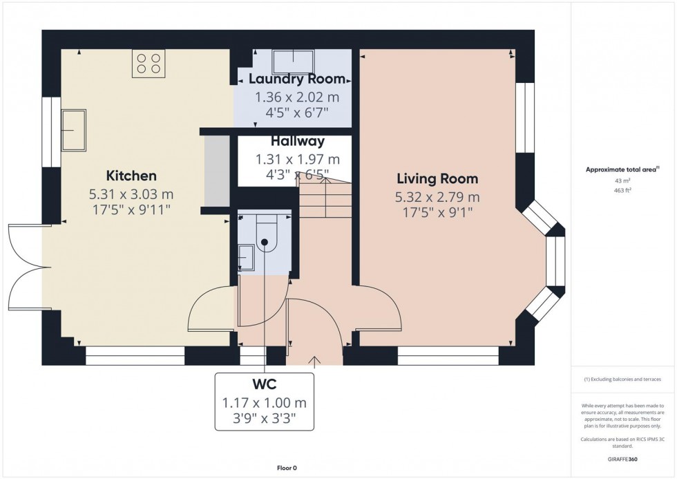 Floorplan for Harrier Way, Branston