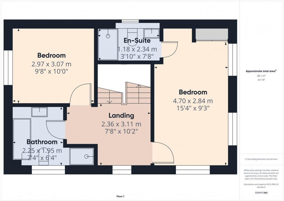 Floorplan for Harrier Way, Branston